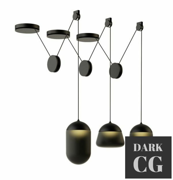 3D Model Planets Pendant Lamp PC1234 by Brokis
