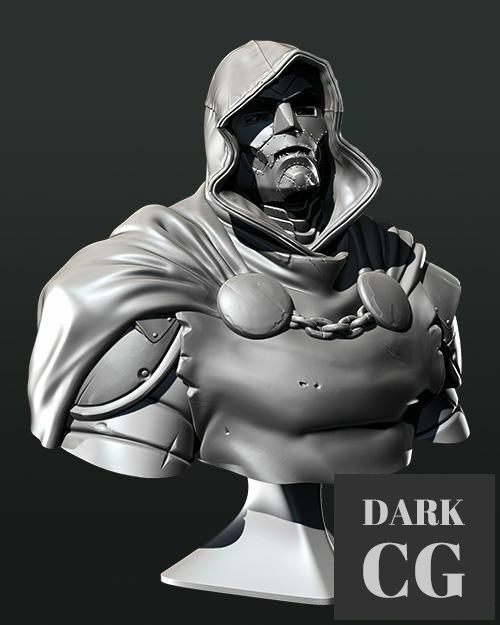 3D Model Doctor Doom Bust 3D Print