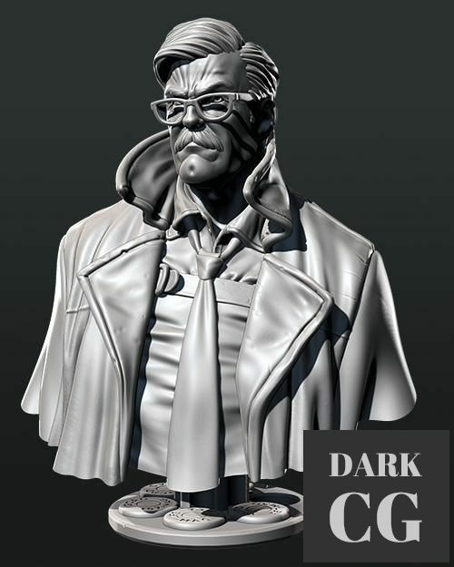 3D Model Commisioner Gordon Bust 3D Print