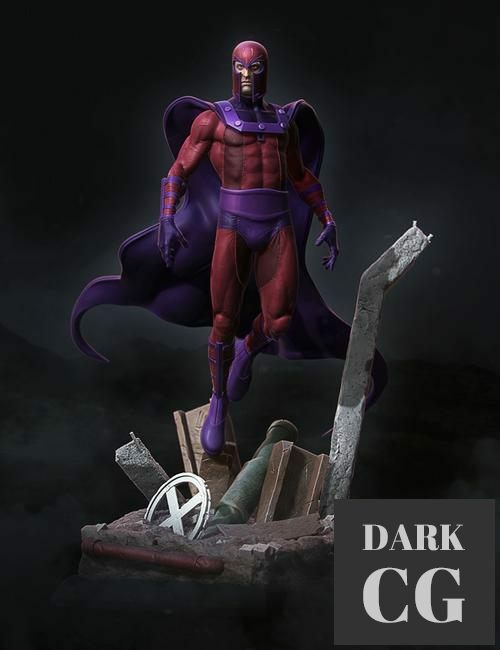 3D Model Magneto 3D Print