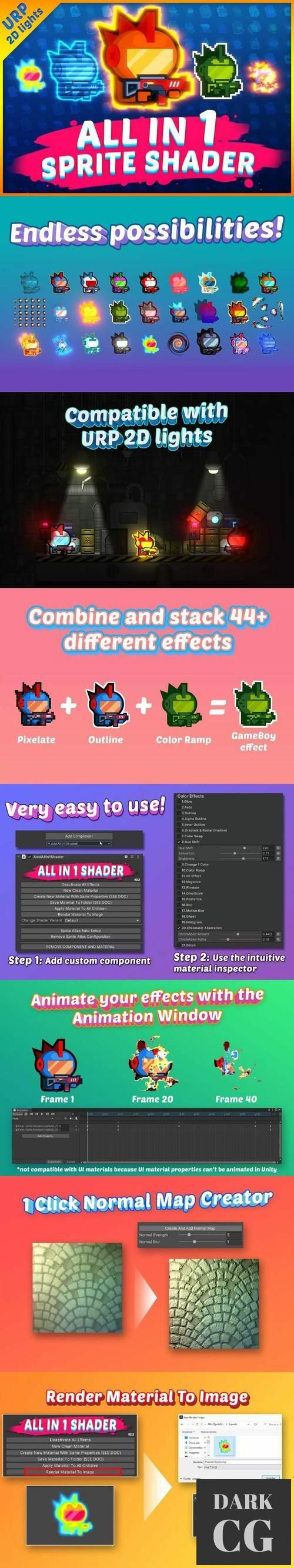 Unity Asset Store – All In 1 Sprite Shader