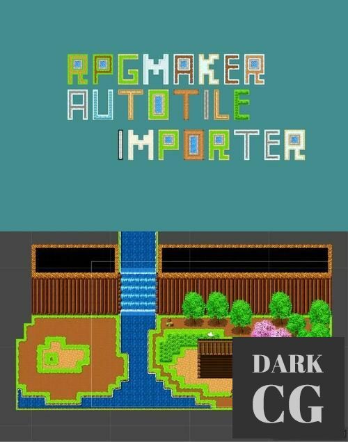 Unity Asset Store Autotile Importer for RPG Maker Compatible Tilesets image