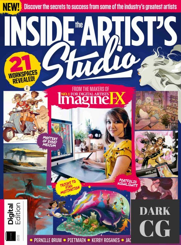 ImagineFX – Inside The Artist's Studio – 2nd Edition, 2022 (True PDF)