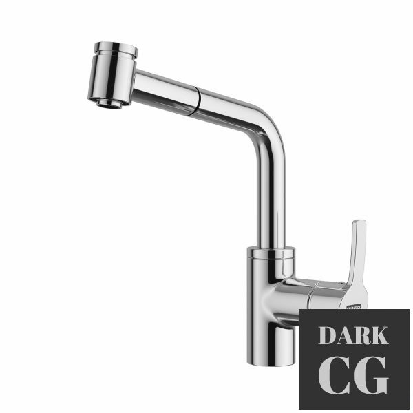 3D Model Smart Kitchen Tap Pull Out Spray L by Franke
