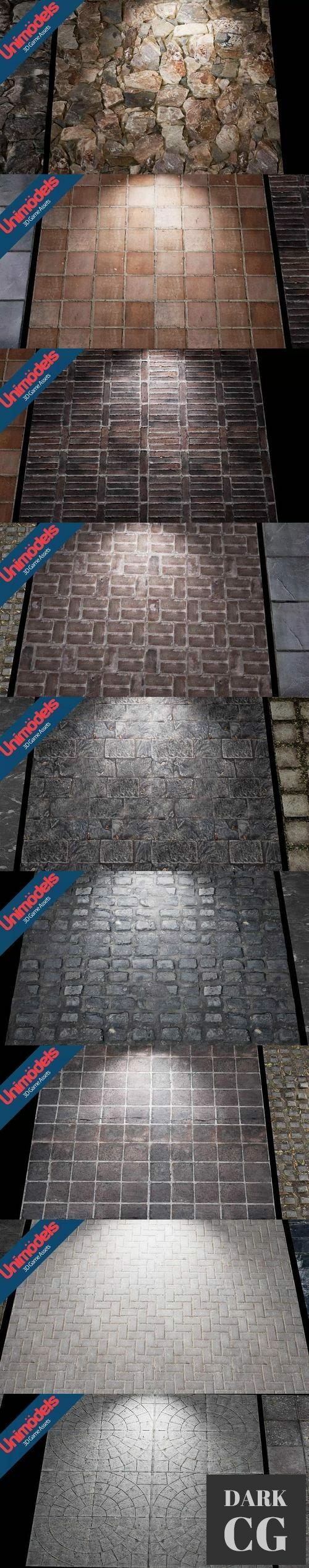 Unity Asset Store Floors and Walls Vol 2 textures photoscanned