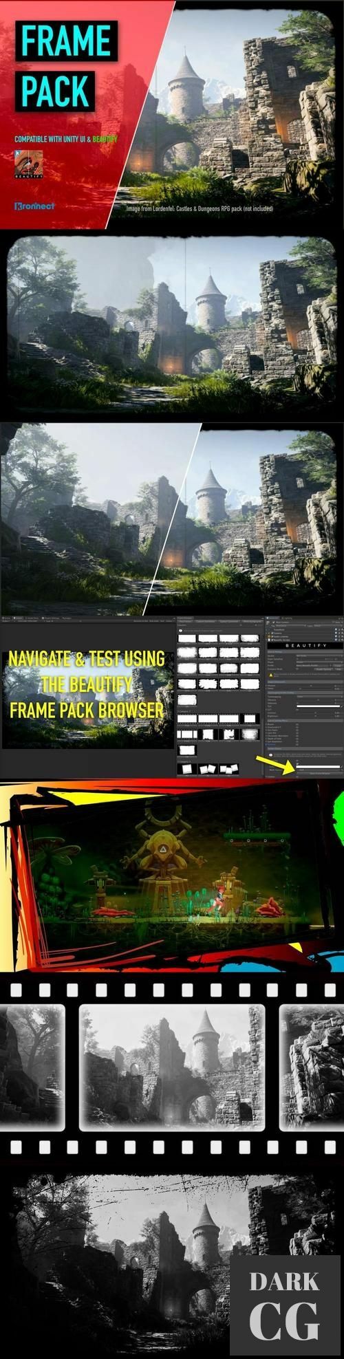 Unity Asset Store – Frame Pack