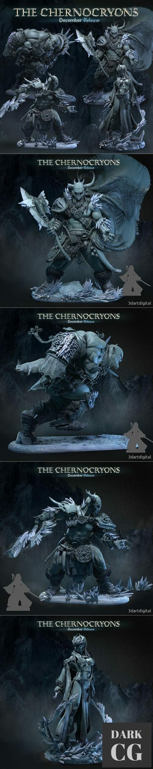 3D Model 3D Art Digital December The Chenocryons 3D Print