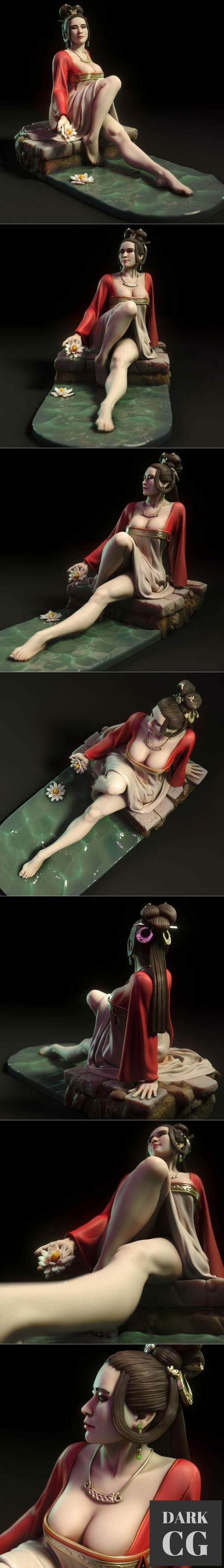 3D Model Mei Chinese Woman 3D Print