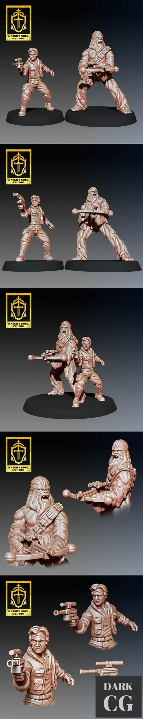 3D Model Pack Smuggler Bodyguard 3D Print
