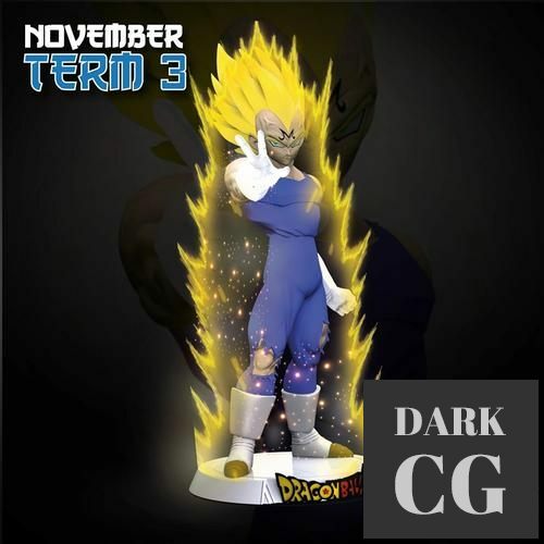 3D Model Vegeta Sculpture Sekai 3D Print