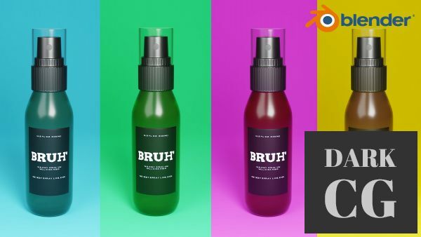 Blender 3D: Spray bottle Product Visualization
