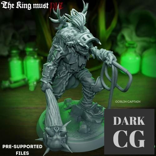 ﻿Goblin Captain – 3D Print