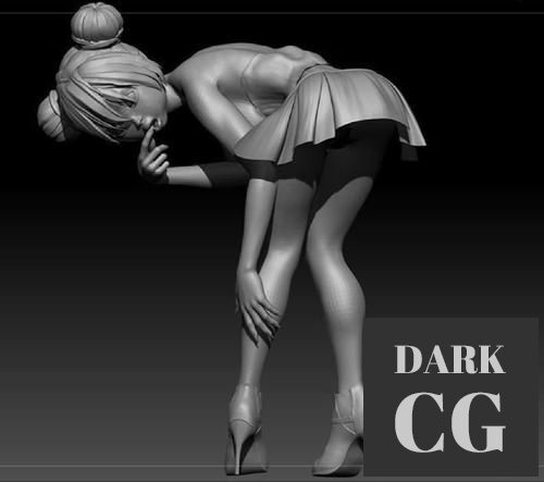 ﻿Girl in a Skirt – 3D Print