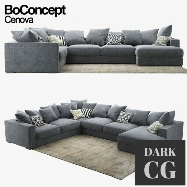 3D Model BoConcept Cenova sofa IN 52