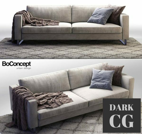 3D Model BoConcept Indivi sofa 2