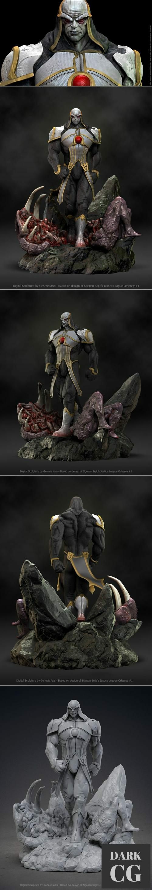 ﻿Darkseid Justice League Odyssey – 3D Print