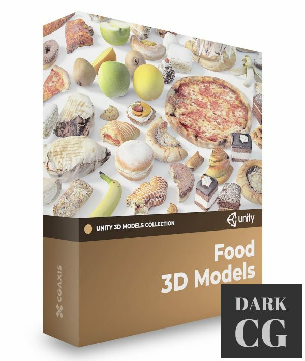 CGAxis Food 3D Models for Unity Collection
