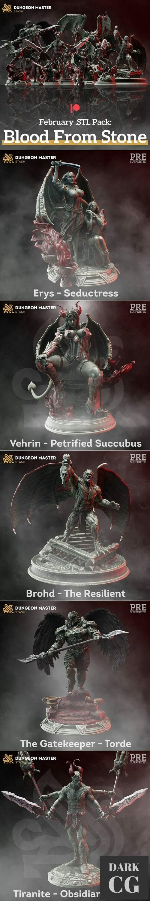 ﻿DM-Stash Blood from Stone February 2022 – 3D Print