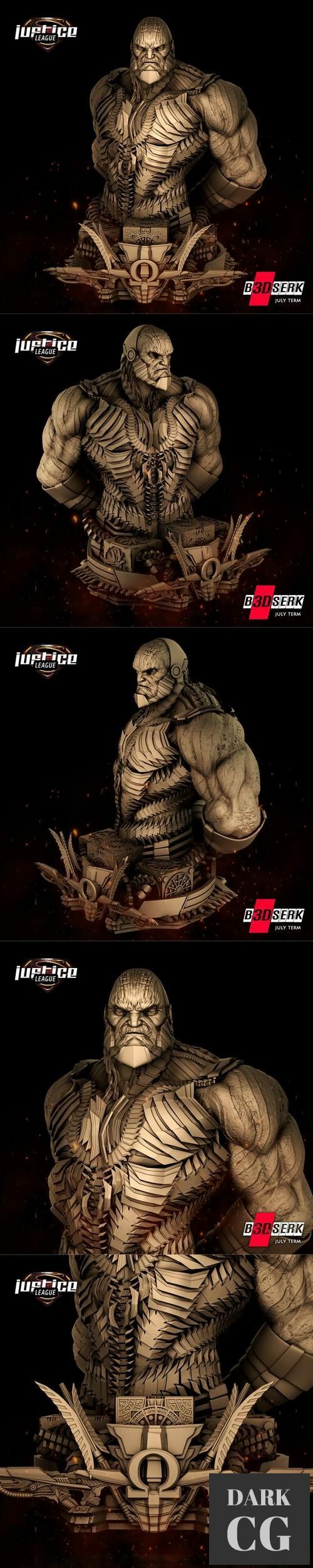 ﻿B3DSERK - Darkseid Bust – 3D Print