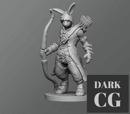 ﻿Rabbit Archer – 3D Print