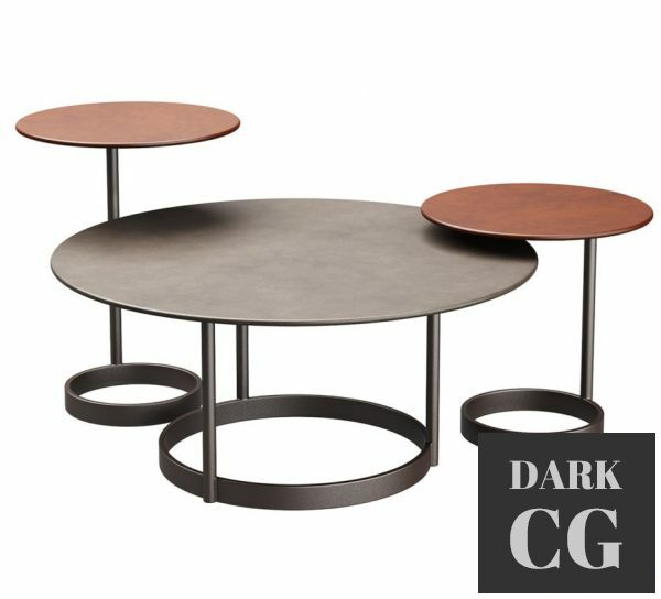 3D Model Sposa Side Tables by Jori