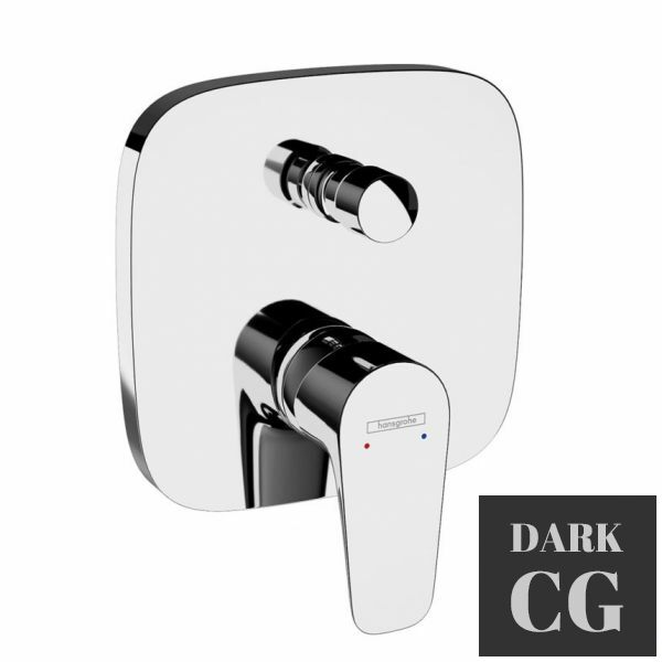 3D Model Talis E Single Lever Bath Shower Mixer by Hansgrohe