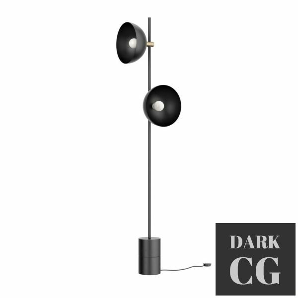 3D Model Studio Floor Lamp by Handvark