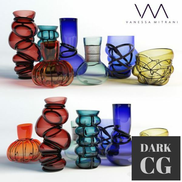 3D Model Vases Vanessa Mitrani