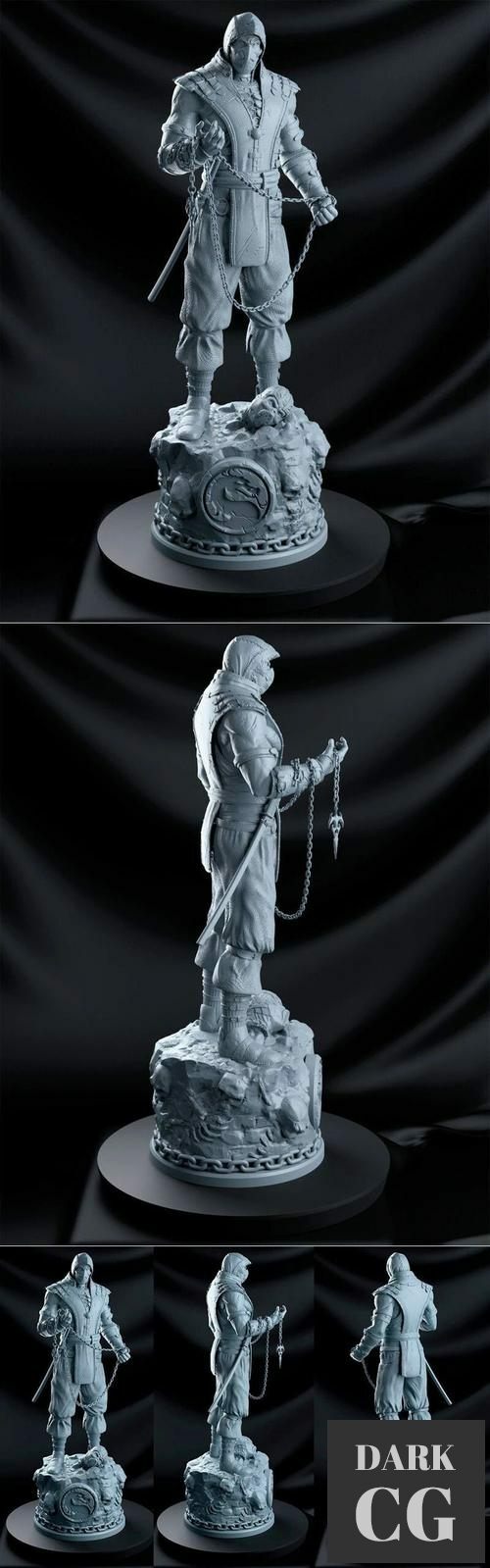 ﻿Scorpion Mortal kombat – 3D Print