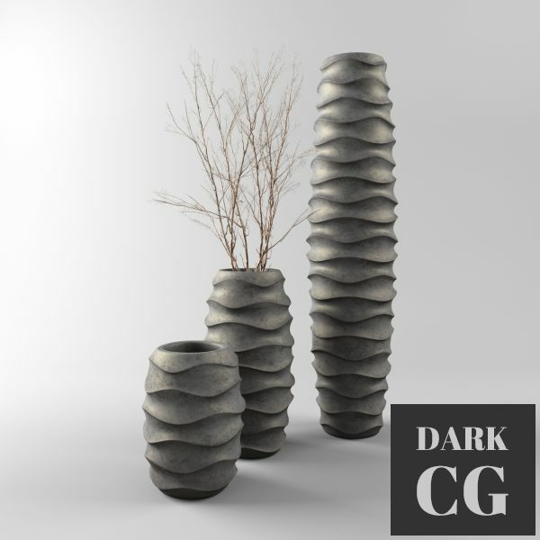 3D Model Saveri vases