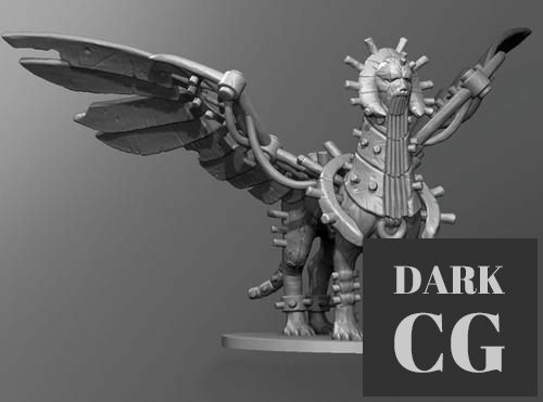 ﻿Nightmare Sphinx – 3D Print