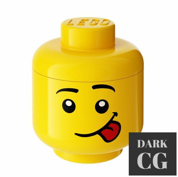 3D Model Silly Small Storage Head by Lego