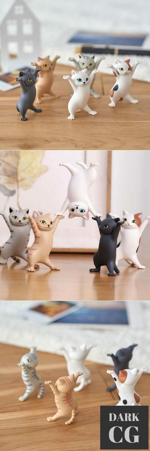 ﻿Cat pen holder – 3D Print
