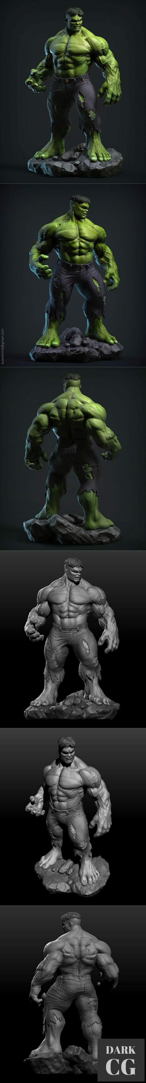 ﻿Incredible Hulk – 3D Print