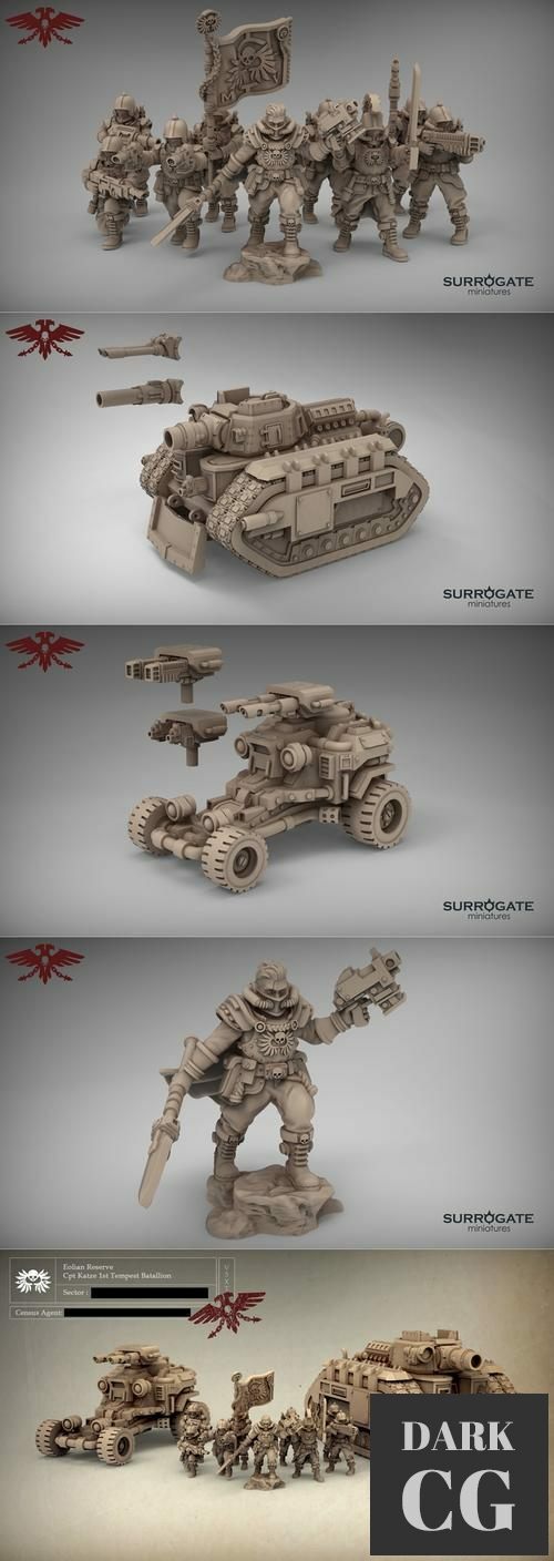 ﻿Surrogate Miniatures August 2021 – 3D Print