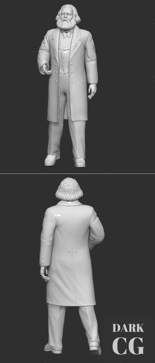 ﻿Karl Marx – 3D Print