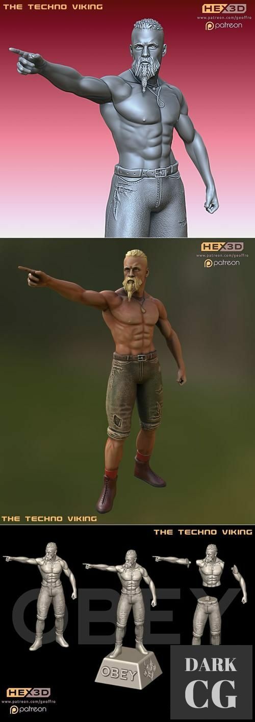 ﻿The Techno Viking – 3D Print