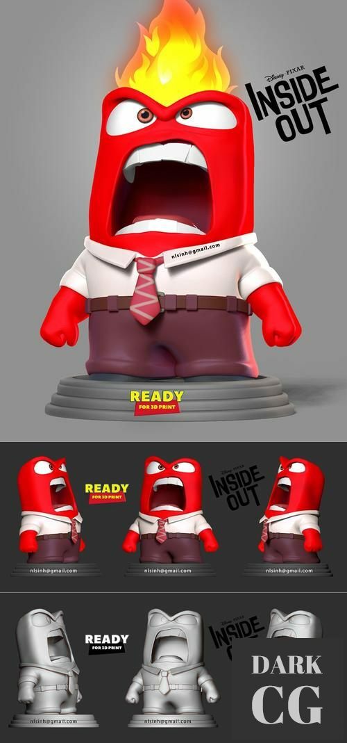 ﻿Anger – 3D Print