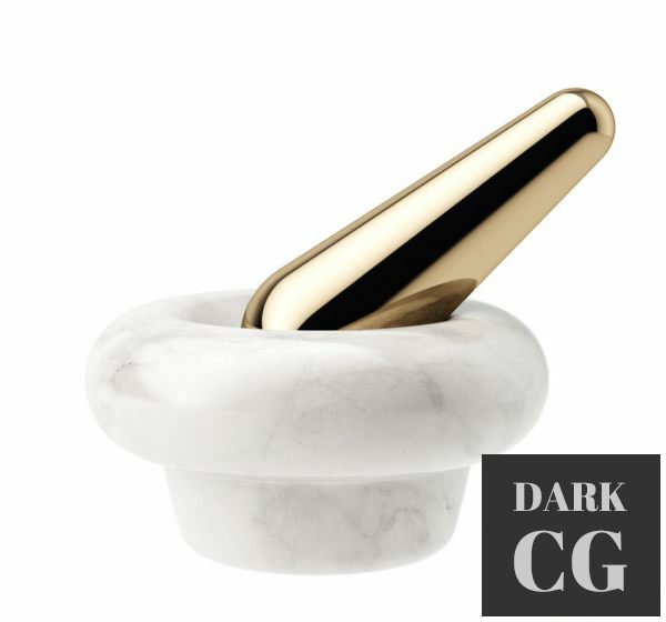 3D Model Stone Pestle and Mortar by Tom Dixon