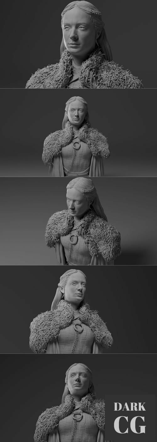 ﻿Sansa Stark – 3D Print