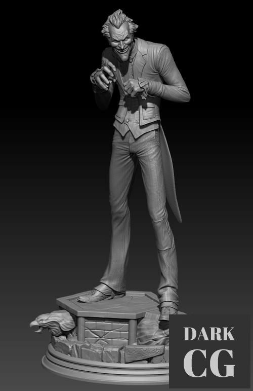 ﻿JOKER Arkham – 3D Print