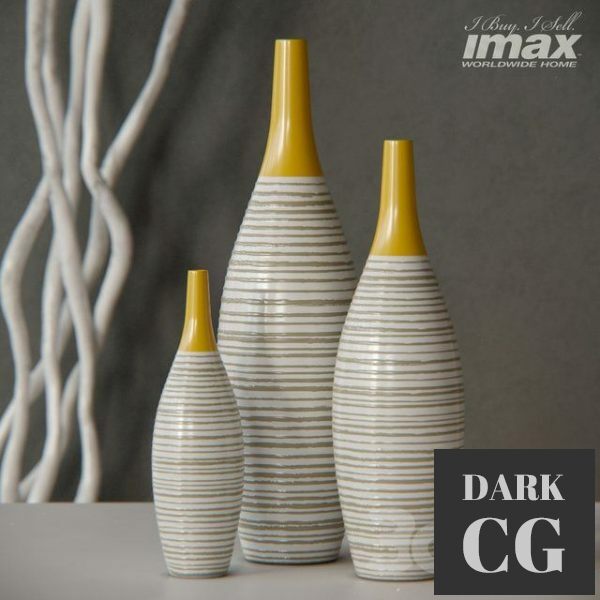 3D Model Andean Multi Glaze Vases