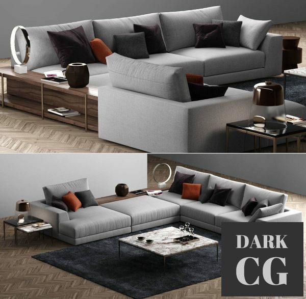 3D Model Argo sofa MisuraEmme