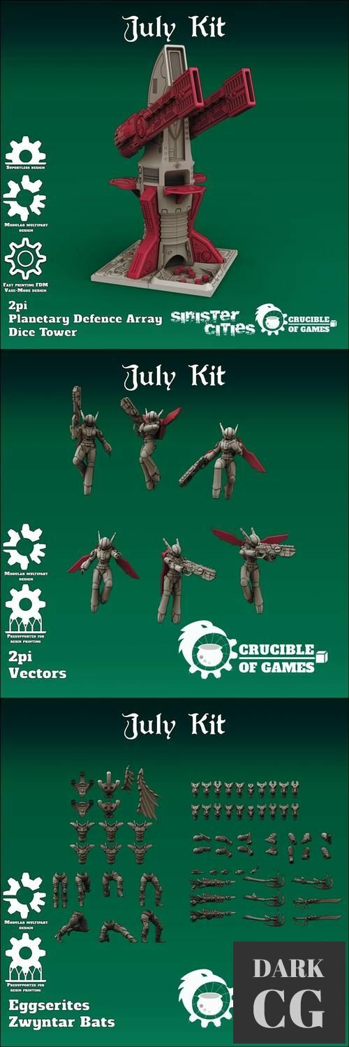 ﻿Crucible of Games July 2021 – 3D Print