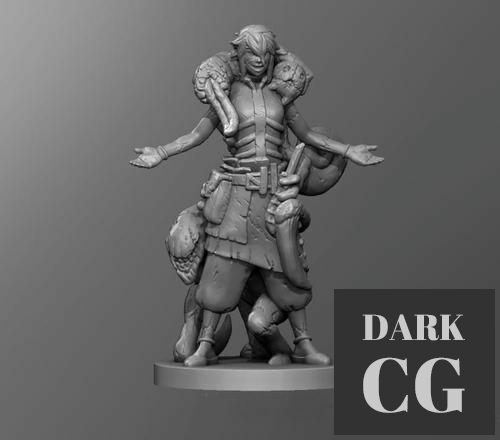 ﻿Carnomancer Female – 3D Print