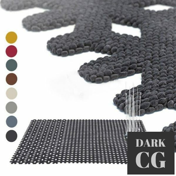 3D Model Crossborder rug artemide