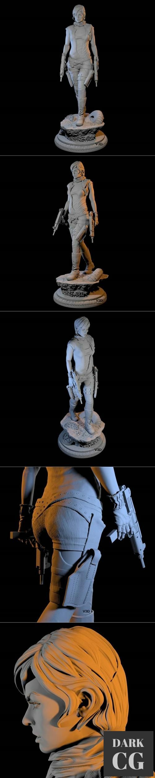 ﻿Alice From Resident Evill – 3D Print