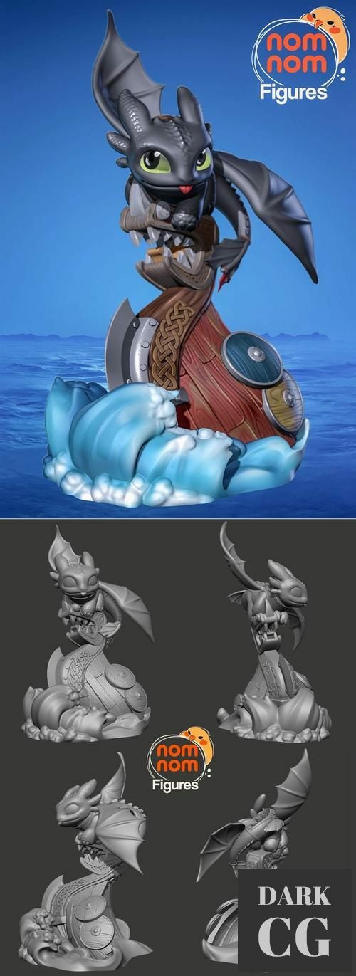 ﻿Toothless – 3D Print