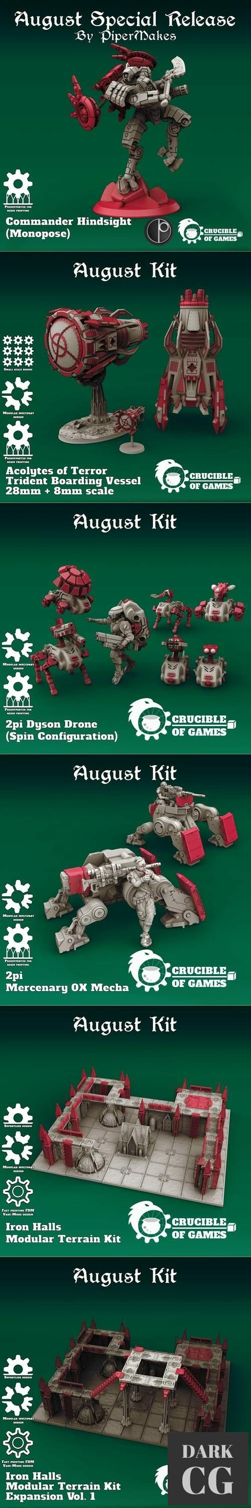 ﻿Crucible of Games August 2021 – 3D Print