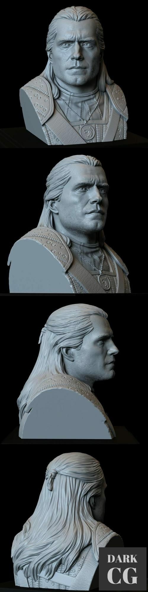 Geralt Bust – 3D Print